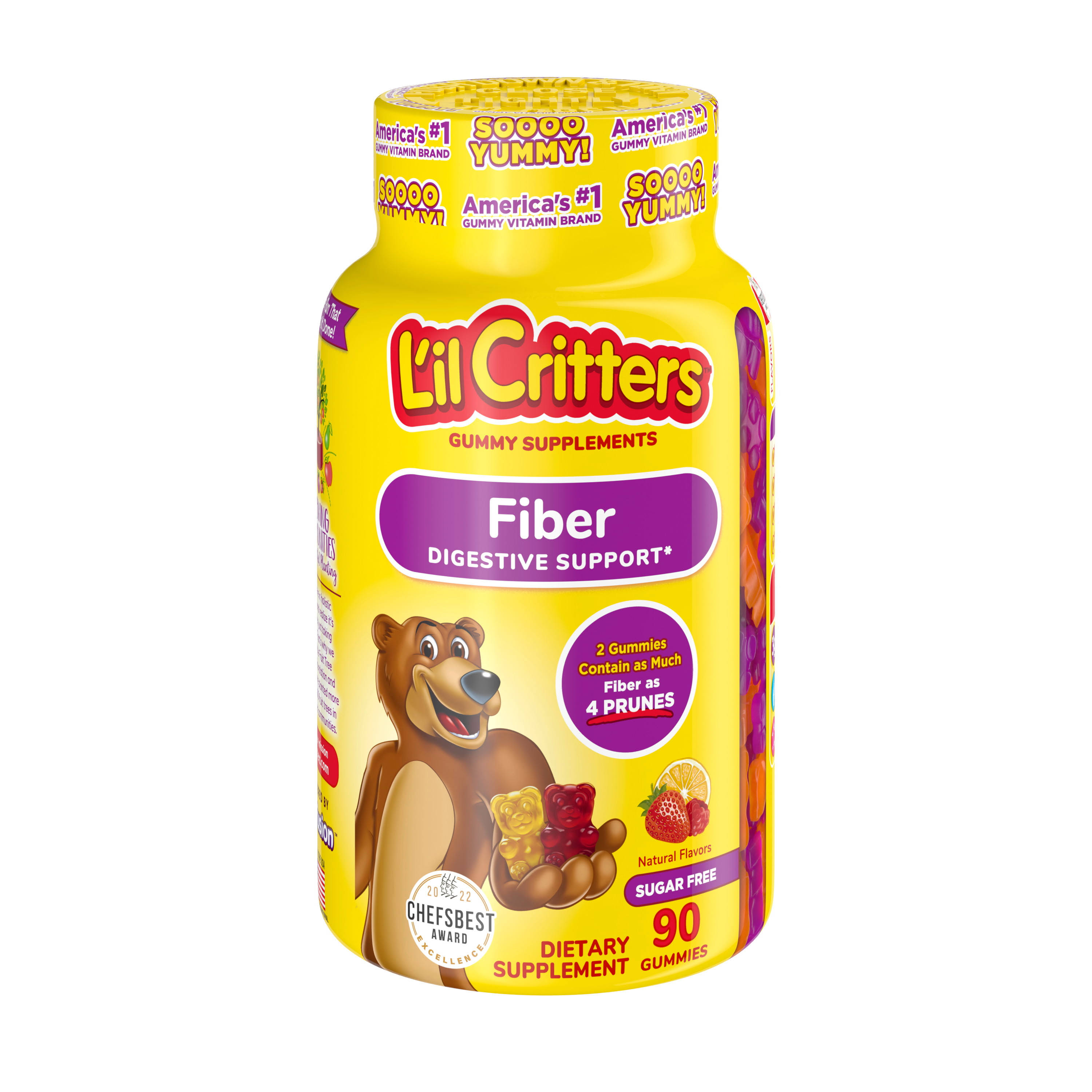 L'il Critters Fiber Bears 90ct