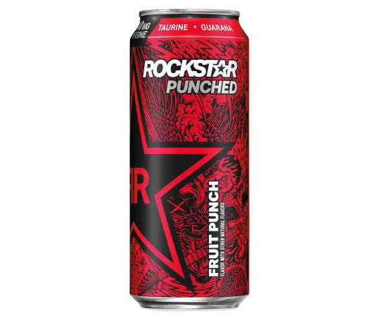 Rockstar Punched Energy Drink, Fruit Punch - 16 fl oz
