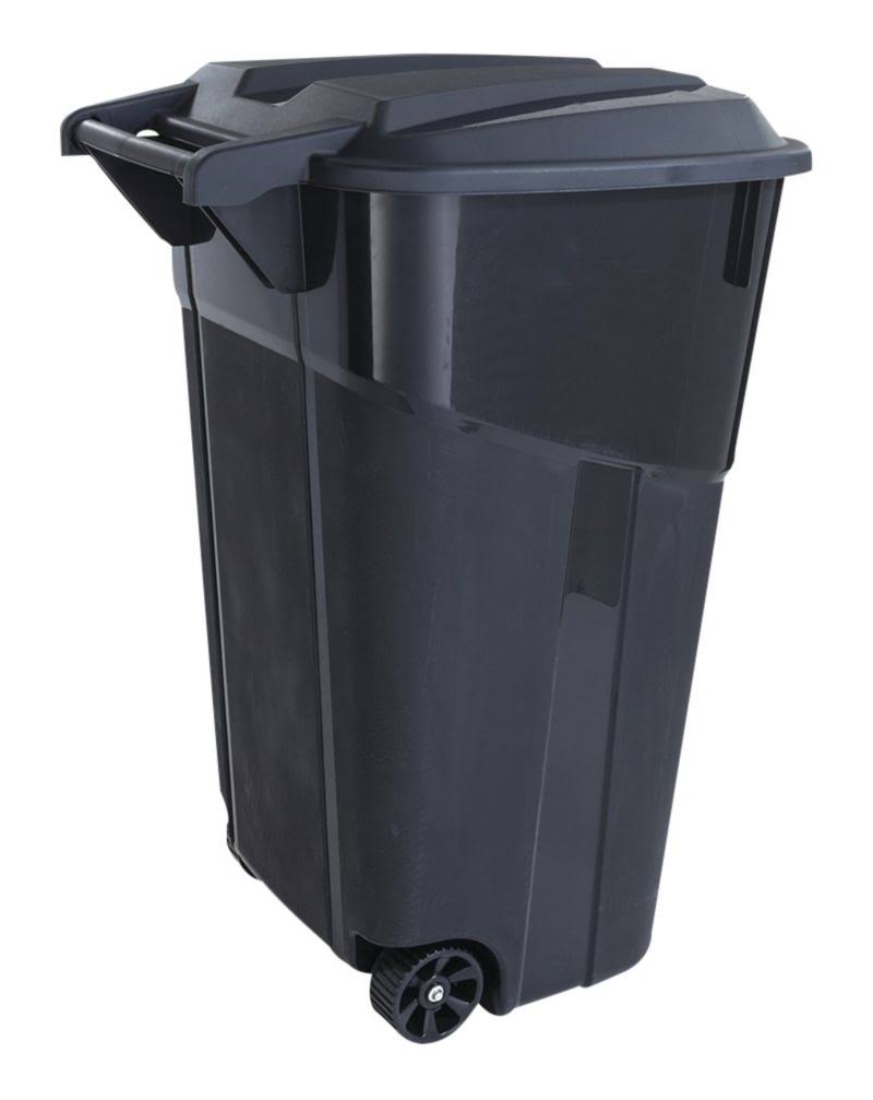 Outdoor Garbage Can with Wheels, 121-L