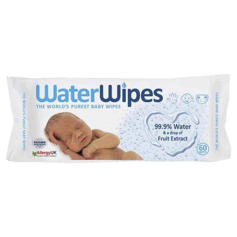 WaterWipes Biodegradable Baby Wipes 60 Pack