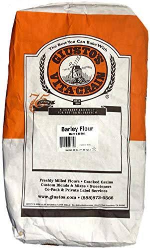 Giusto's Barley Flour, 25 Pound Bag