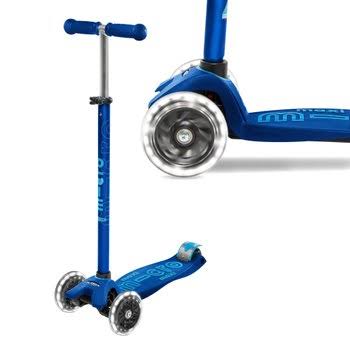 Maxi Deluxe LED Light-Up Scooter - Blue