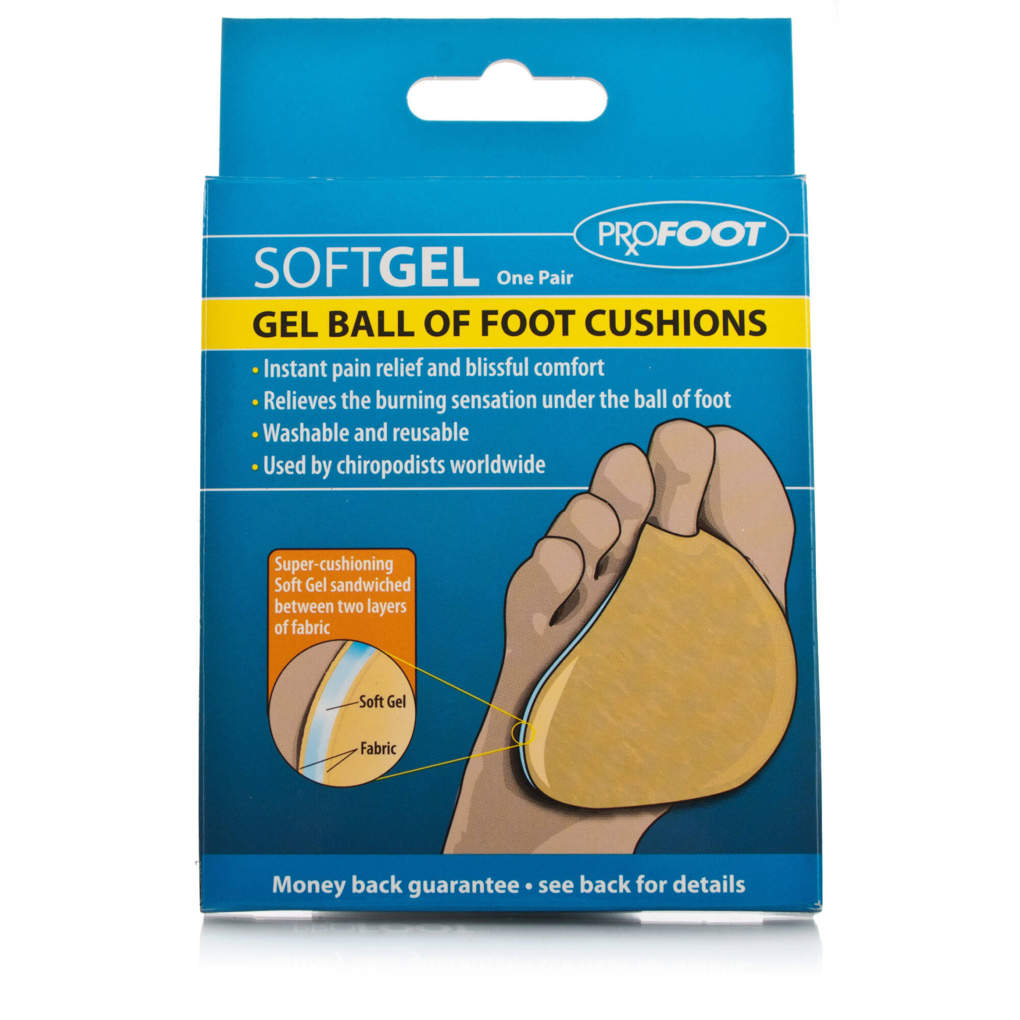 Profoot Soft Gel Ball of Foot Cushions