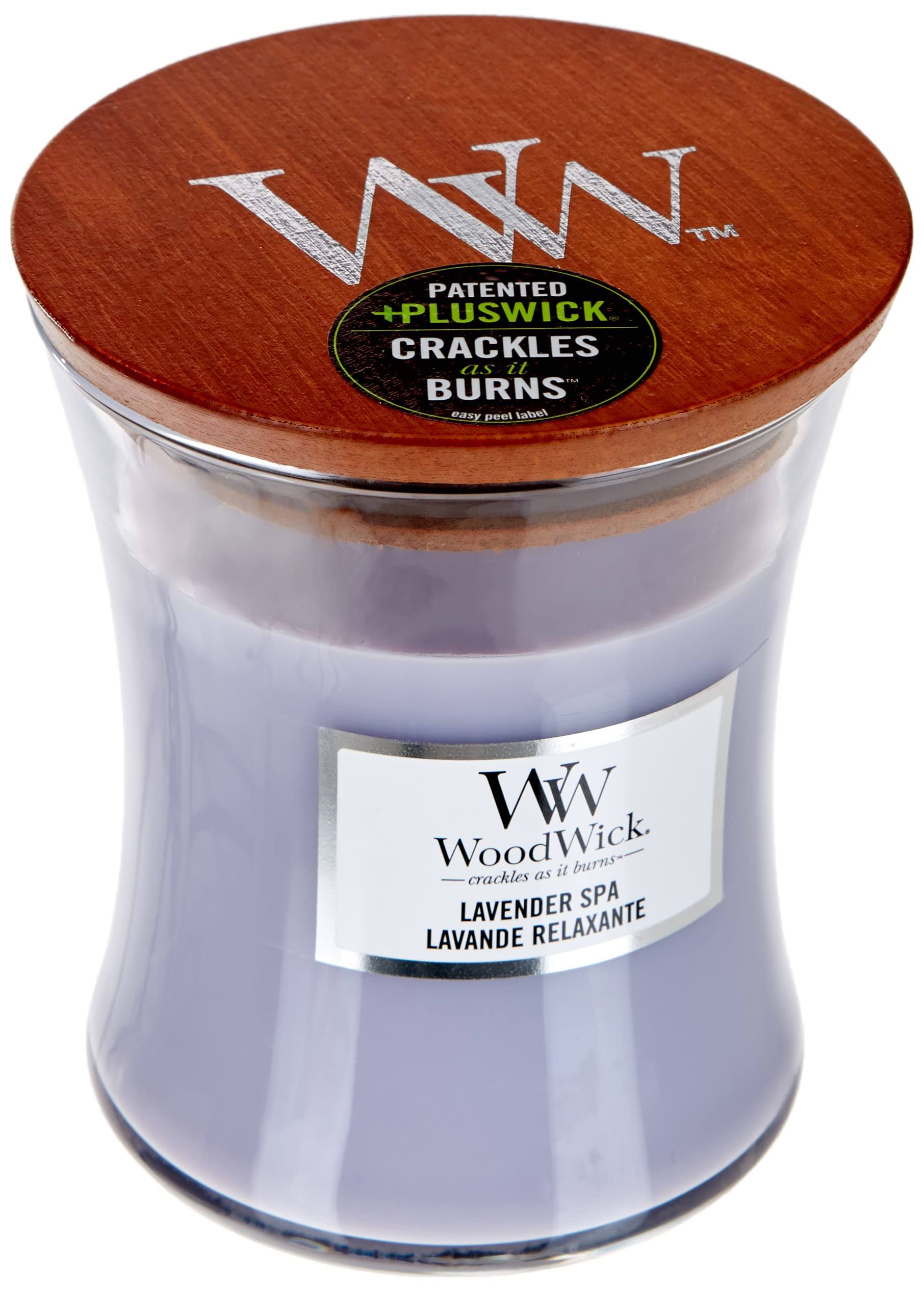 Woodwick Candle - Medium, Lavender Spa