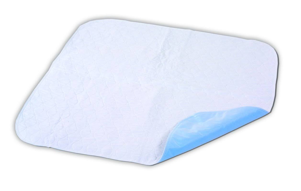Essential Medical Supply Quik Sorb Underpad - 36" x 54", Quilted, Birdseye, Reusable