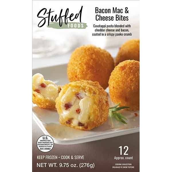 Stuffed Foods Bacon Mac & Cheese Bites - 9.75 oz