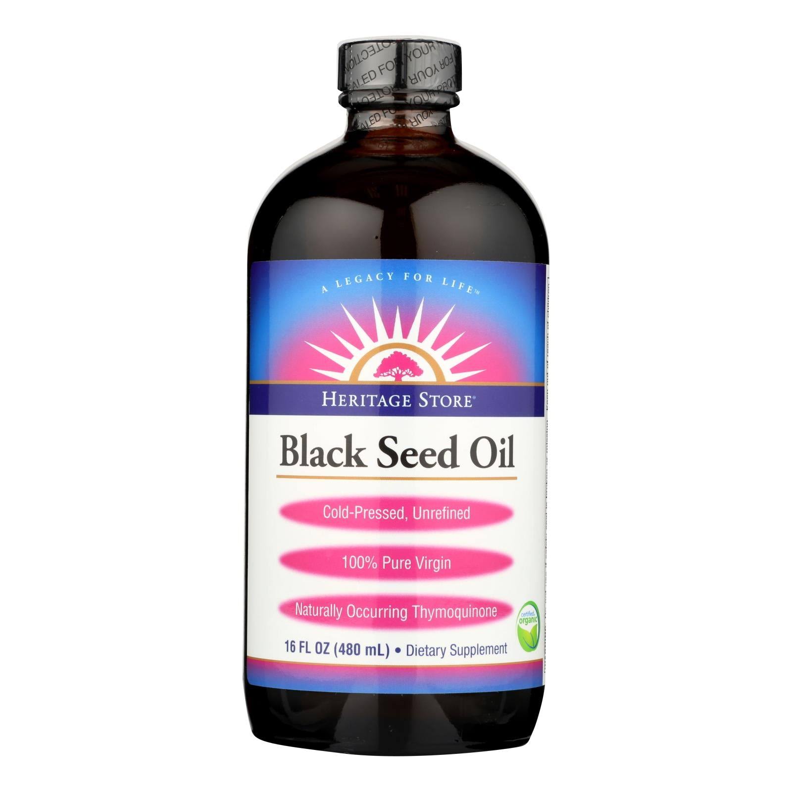 Heritage Black Seed Oil Supplement - 16oz