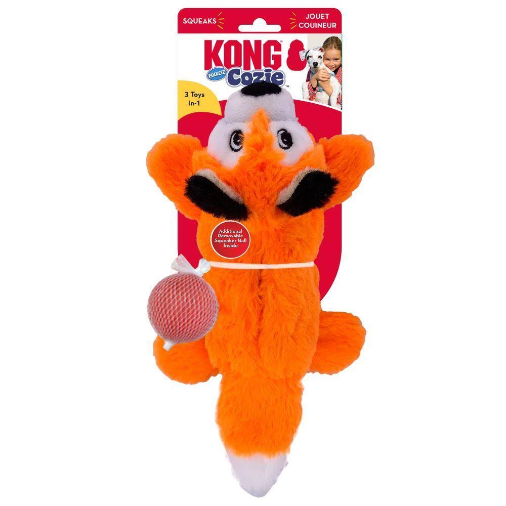 Kong Cozie Pocketz - Fox