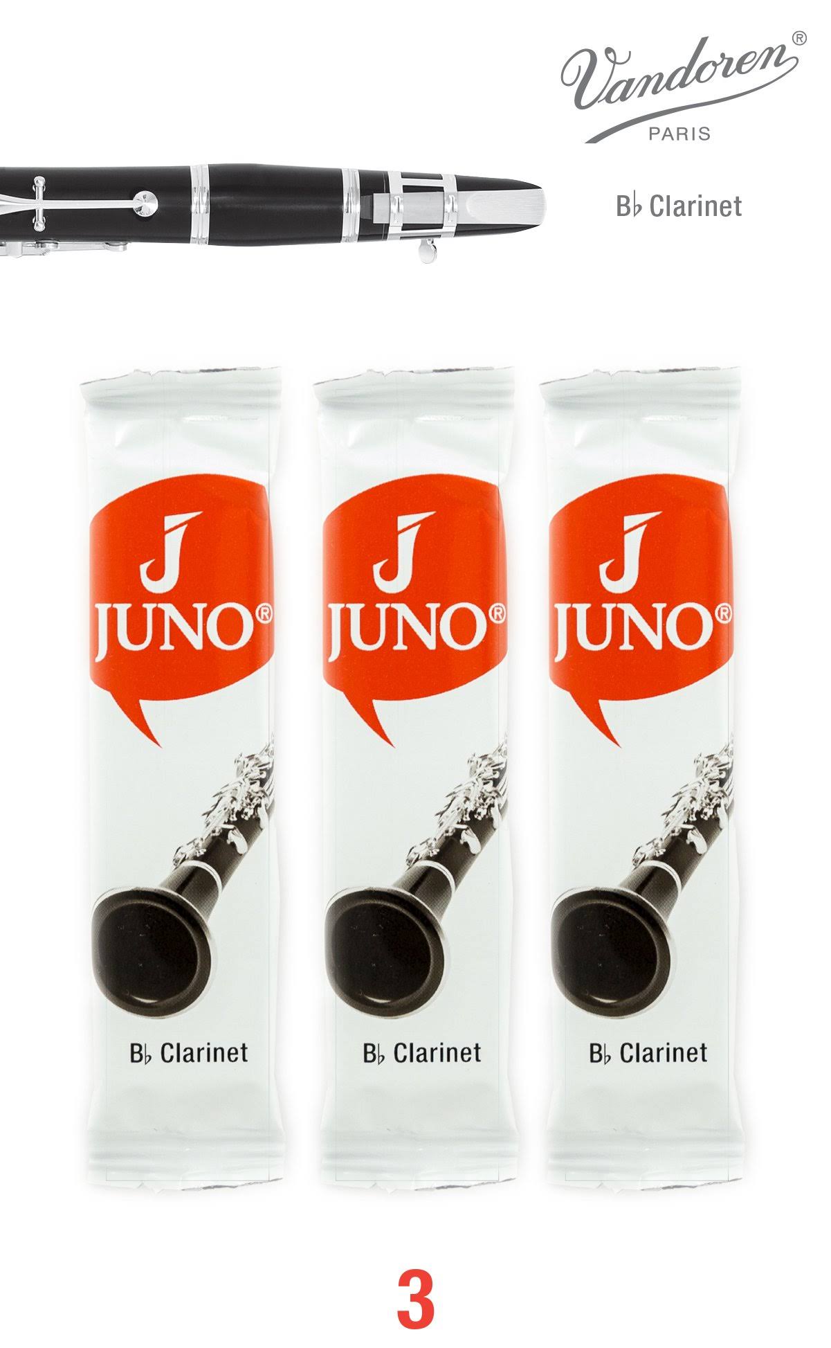 JUNO Clarinet Reeds - 3, 3 Pack