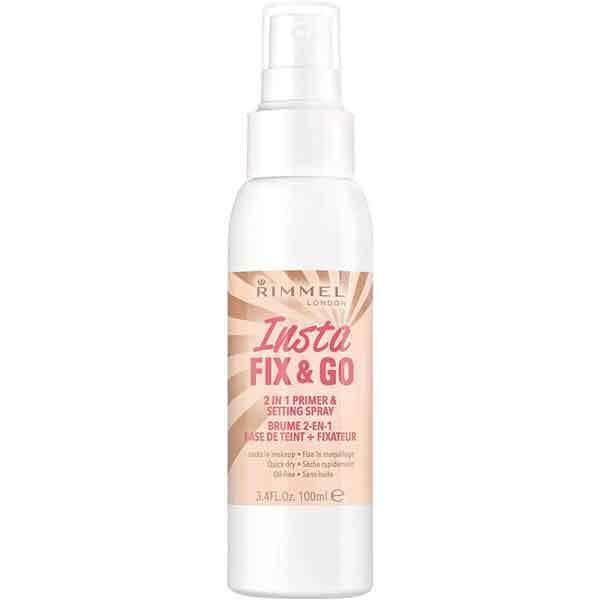 Rimmel London Insta Fix and Go 2 in 1 Primer and Setting Spray - 100ml