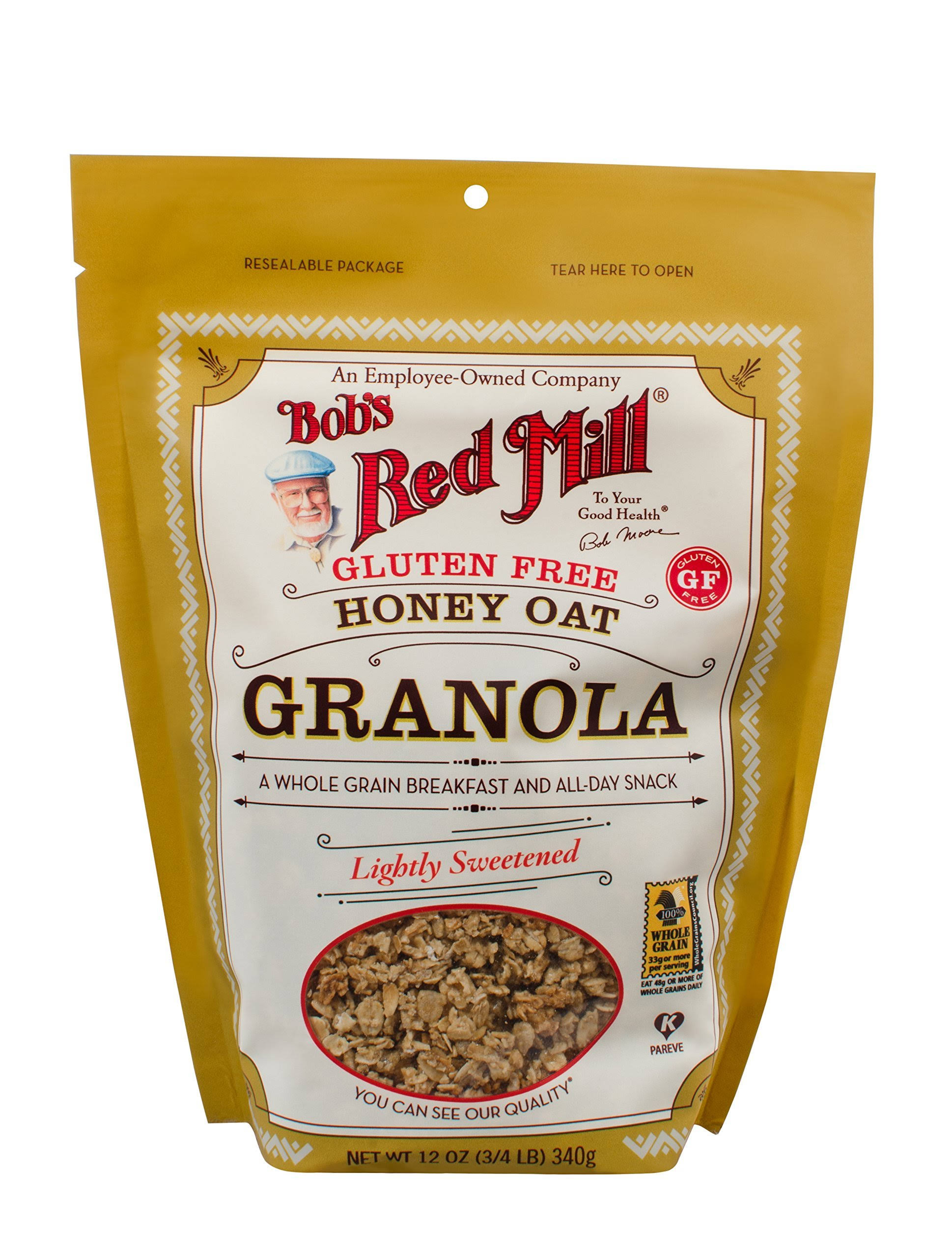 Bob's Red Mill Gluten Free Honey Oat Granola - 12oz