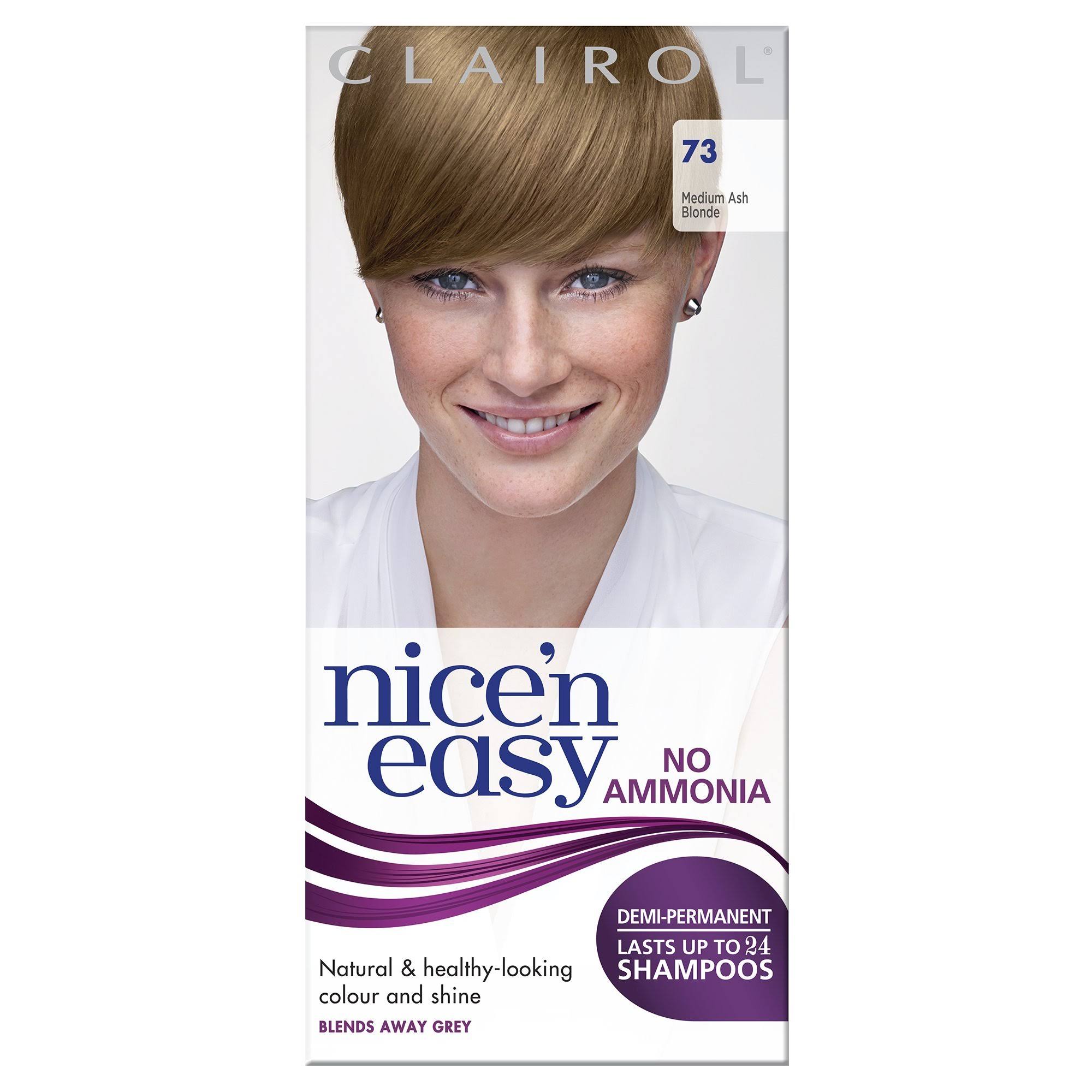 Nice'n Easy Non Permanent Hair Dye - 73 Medium Ash Blonde