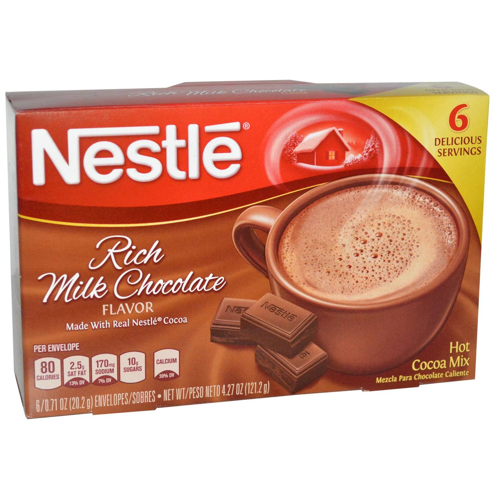 Nestle Hot Cocoa Mix - Rich Milk Chocolate, 6ct