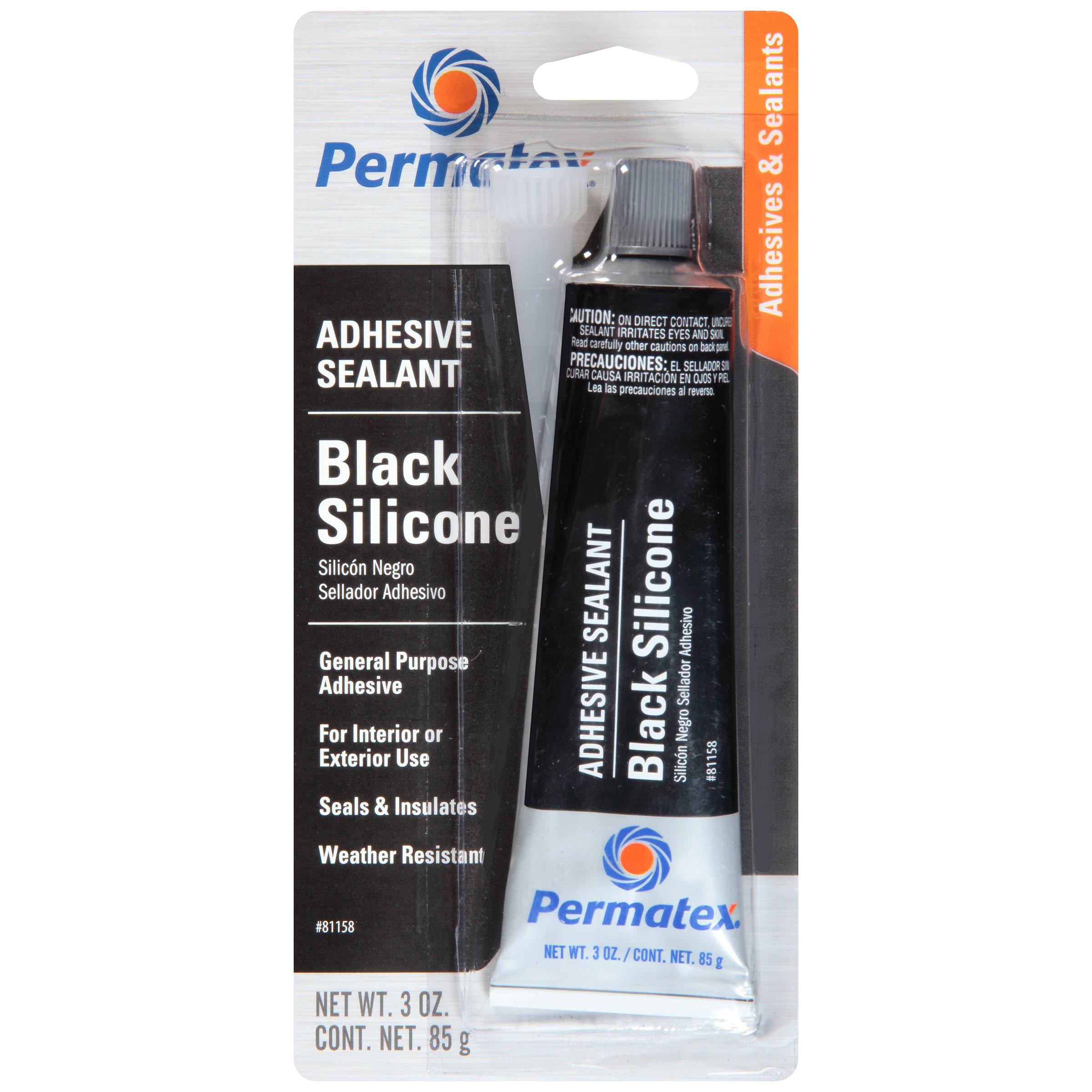 Permatex Silicone Adhesive Sealant - Black