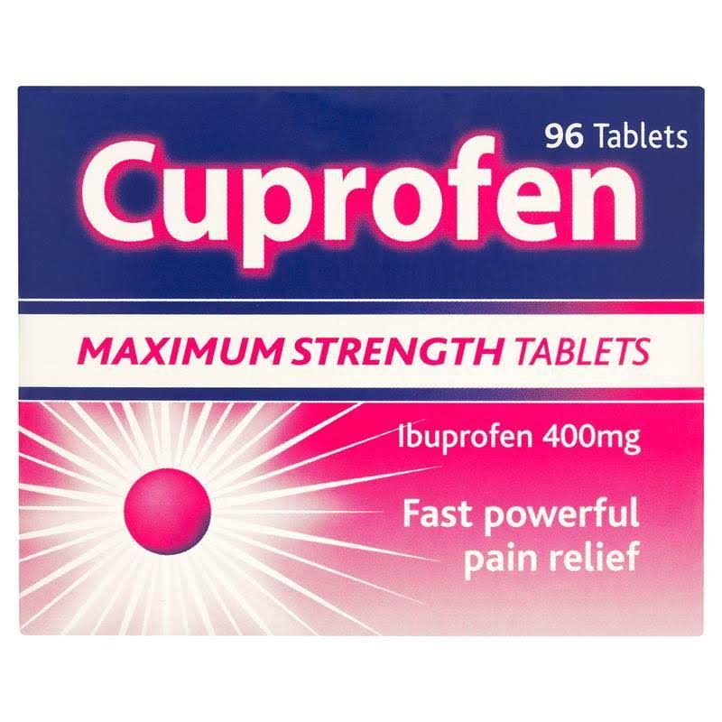 Cuprofen Maximum Strength Pain Relief Tablets - 96ct