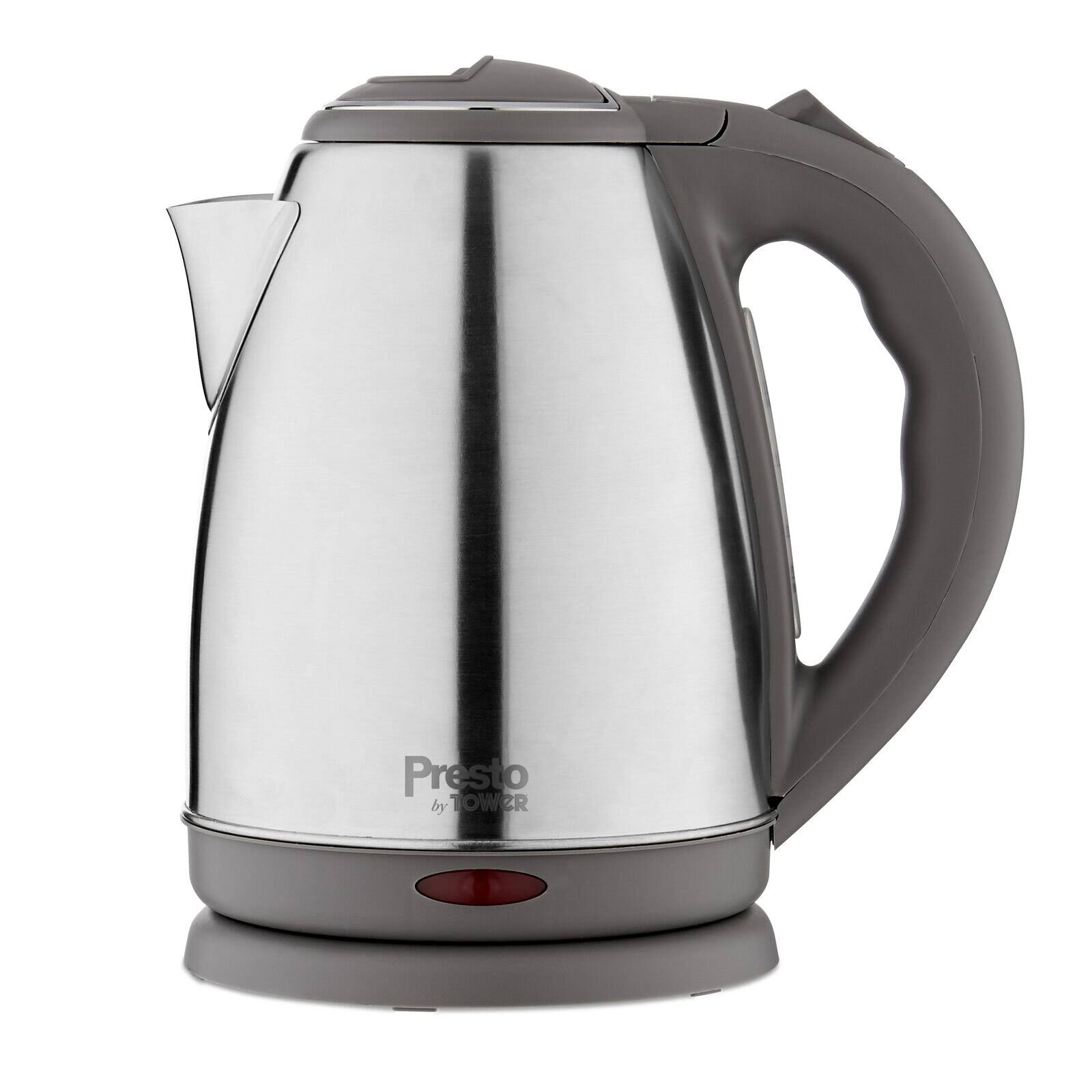 Tower - Presto Kettle 1.8L, Brushed Stainless Steel