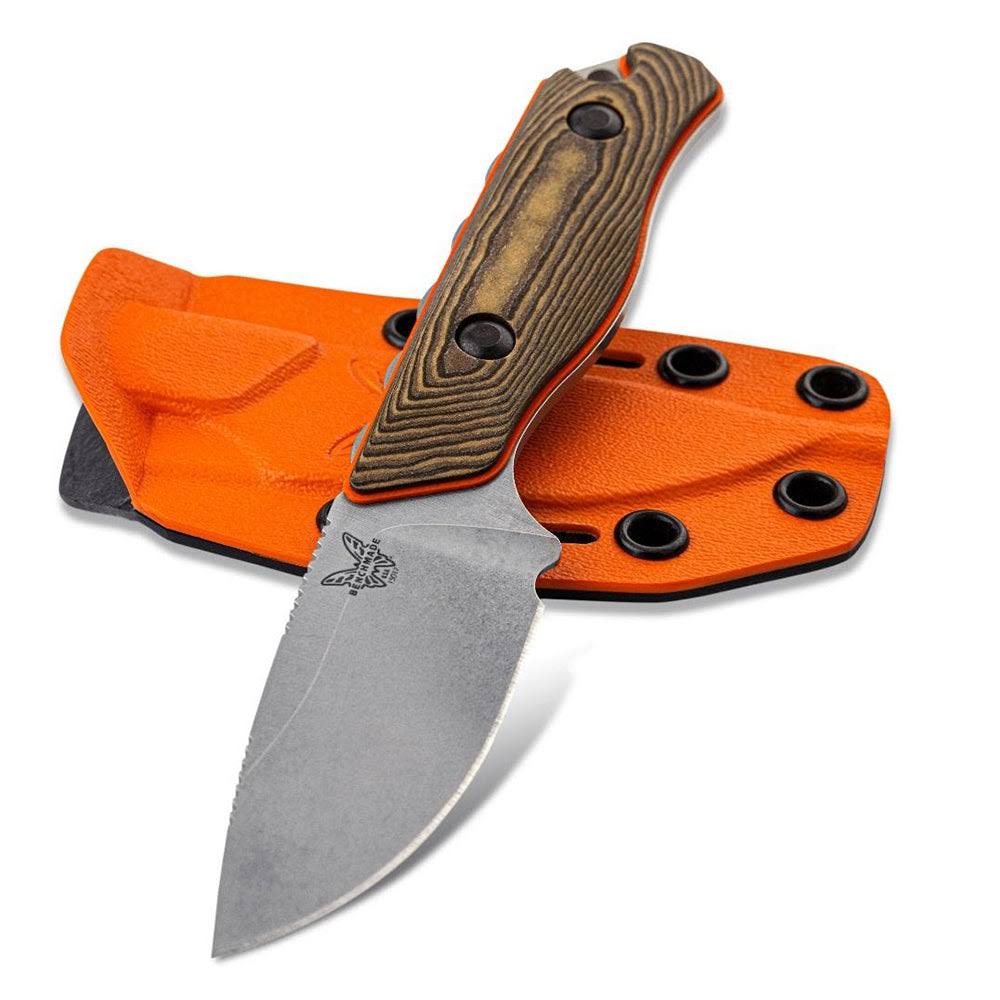 Benchmade Hidden Canyon Hunter With Richlite Handle knives Orange OneSize