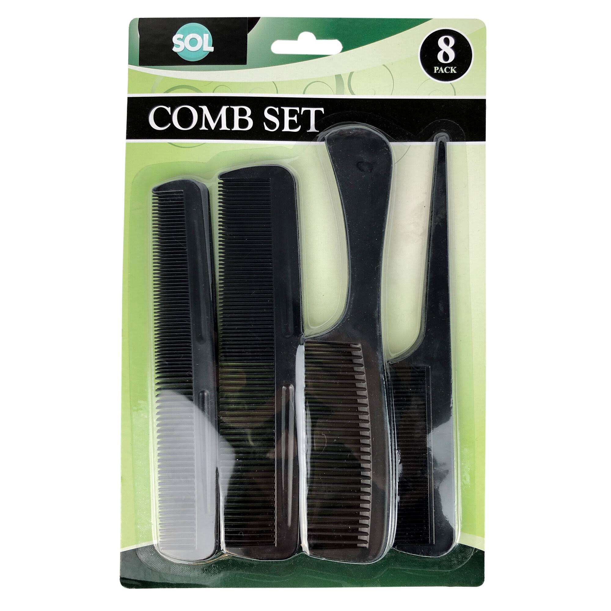 Glamorize Comb Set 8 Pack