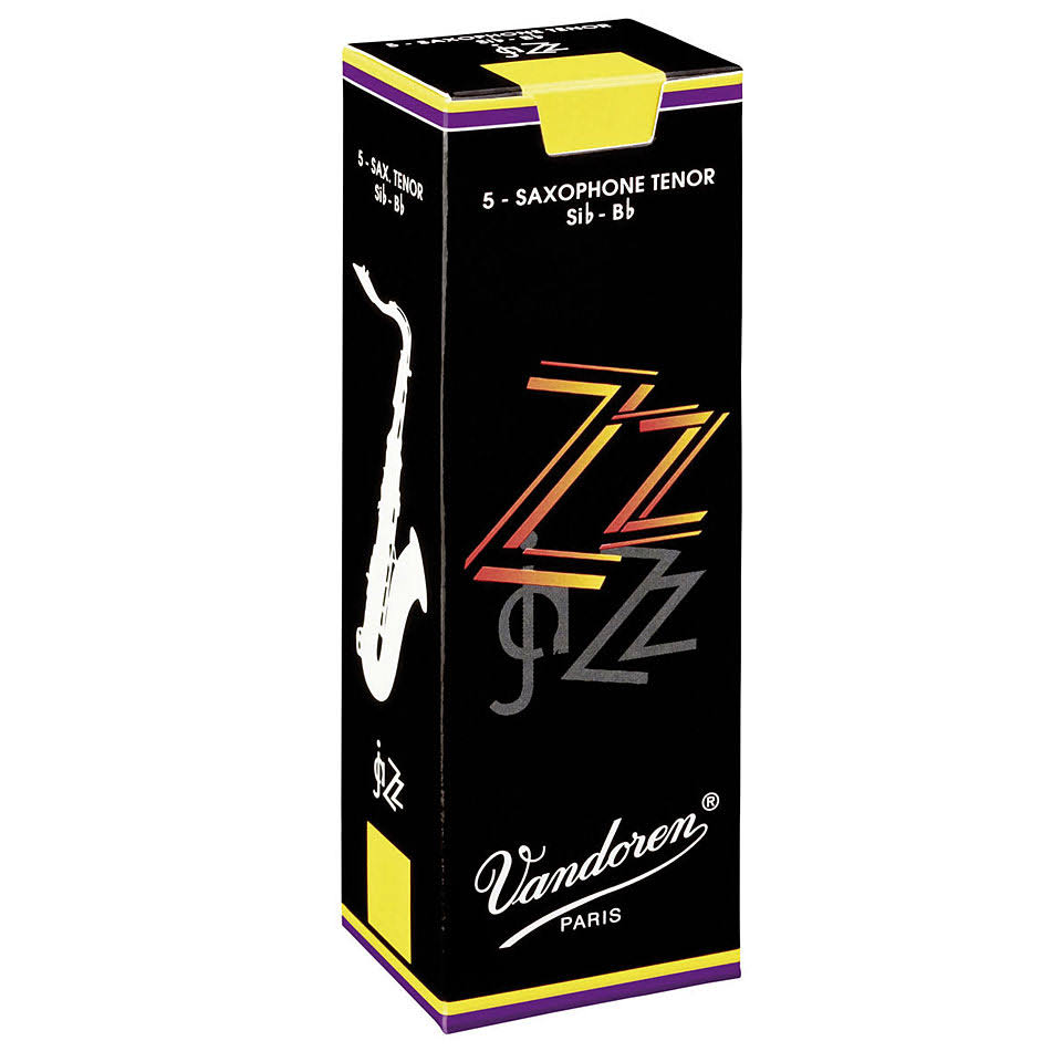 Vandoren Sr4235 ZZ Jazz Tenor Saxophone Reeds - #3.5, 5pk
