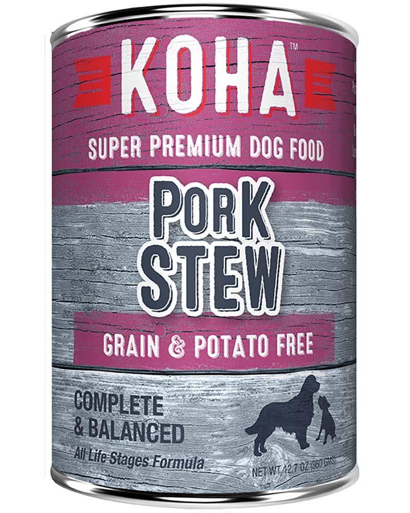Koha Dog Food Pork Stew 12.7oz