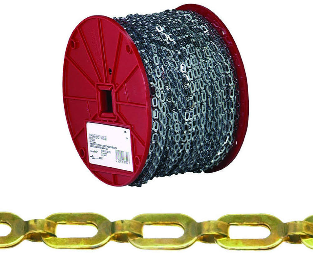 Campbell 200' 1/0 Plumbers Chain Brass
