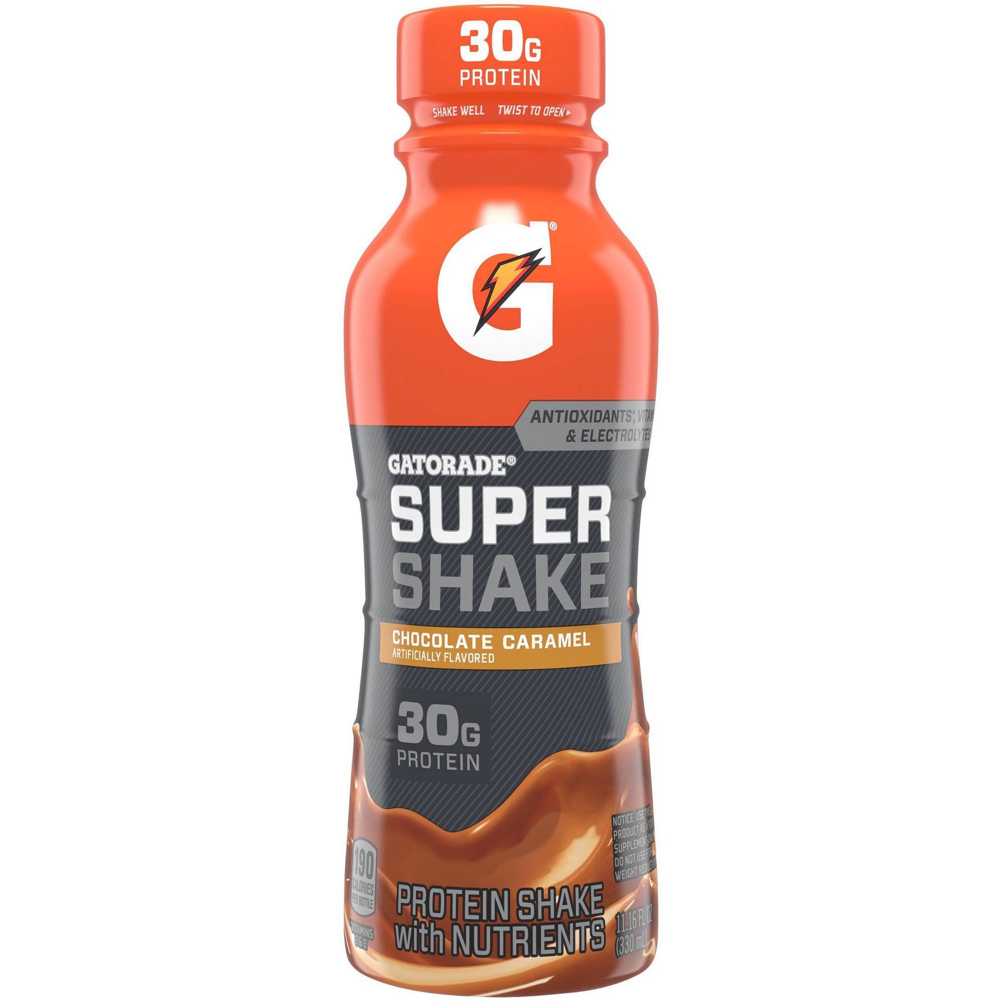 Gatorade Super Shake, Chocolate - 11.16 fl oz
