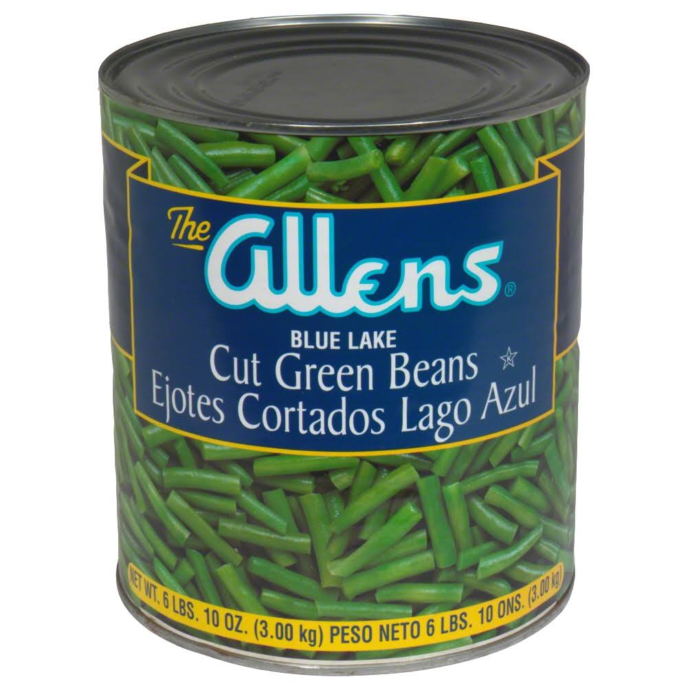Allens Green Beans, Cut - 6 lbs 10 oz (3.00 kg)