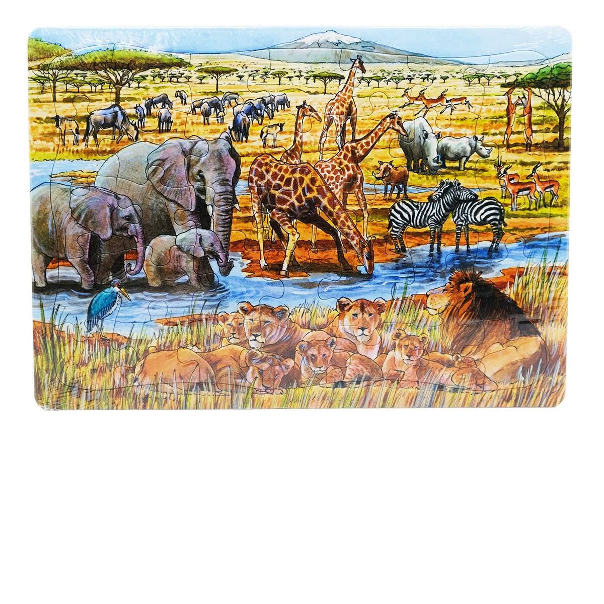 Outset Media Games Out of Africa Tray Puzzle - 35pcs