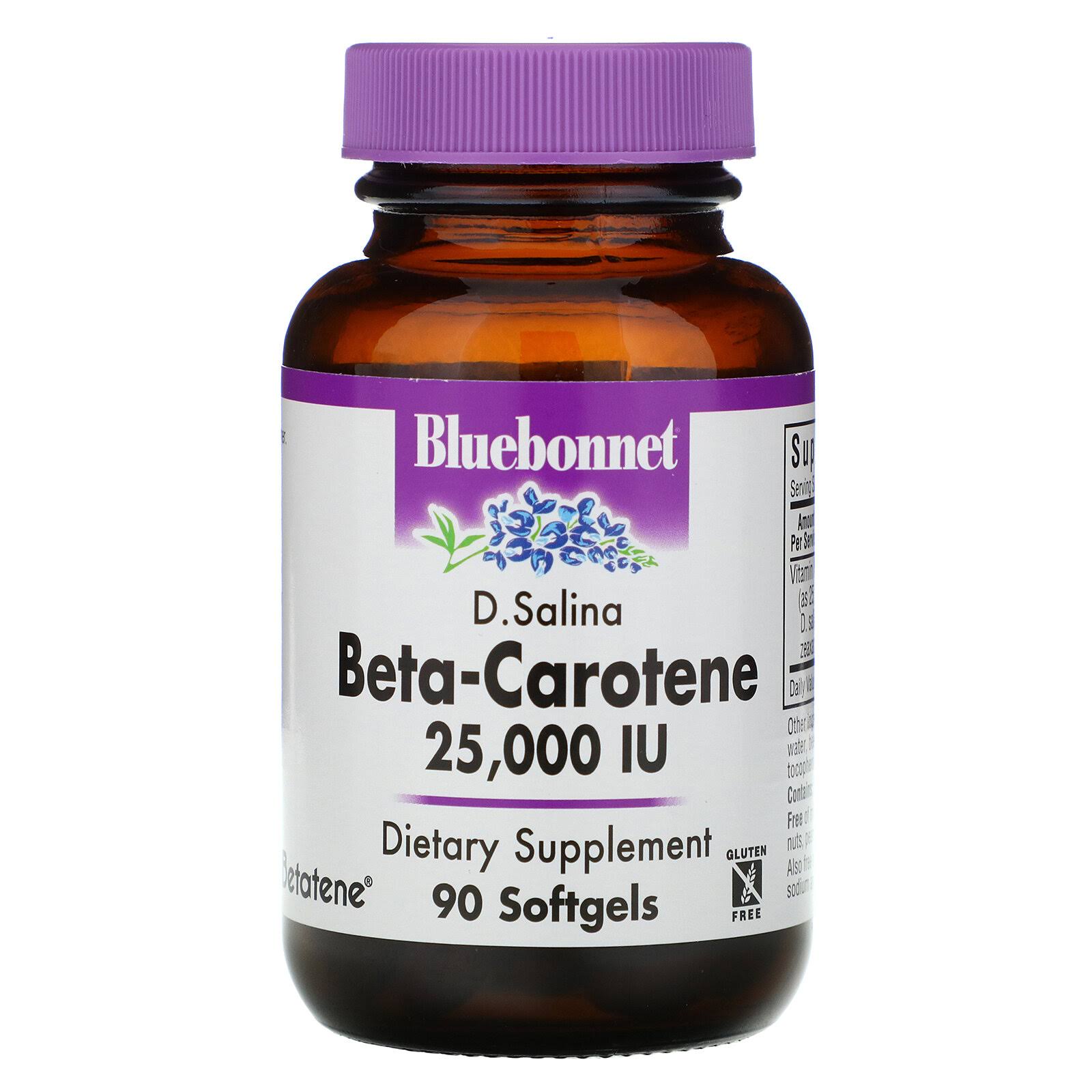 Bluebonnet Nutrition Natural Beta-Carotene - 25,000 IU - 90 Softgels