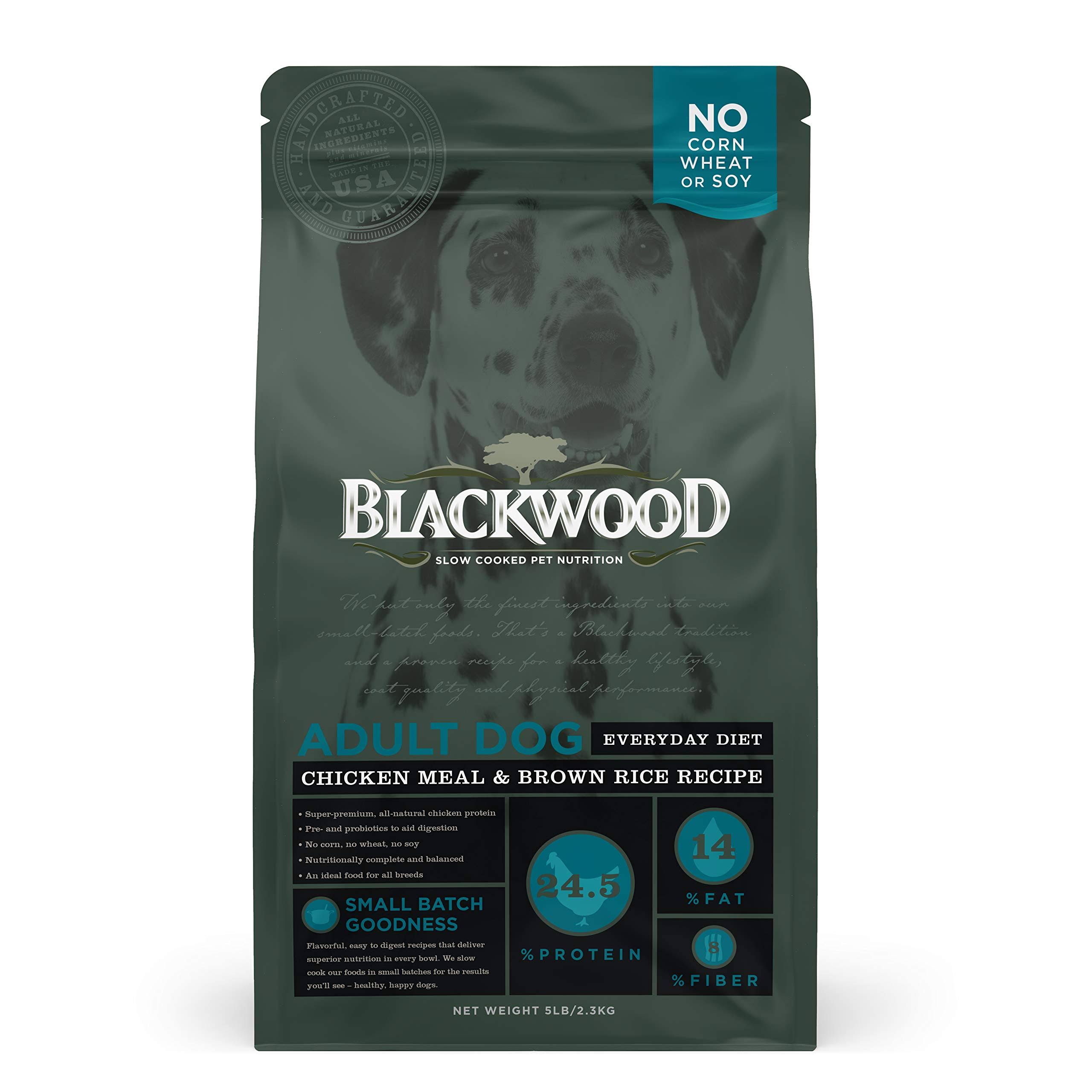 Blackwood Chicken Meal & Rice Everyday Diet Adult Dry Dog Food, 5-lb