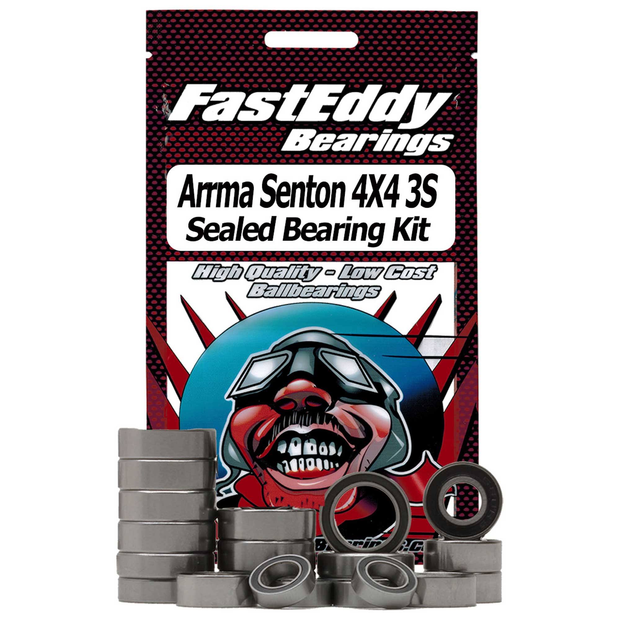FastEddy Bearings for The Arrma Senton 4X4 3S Sealed Bearing Kit