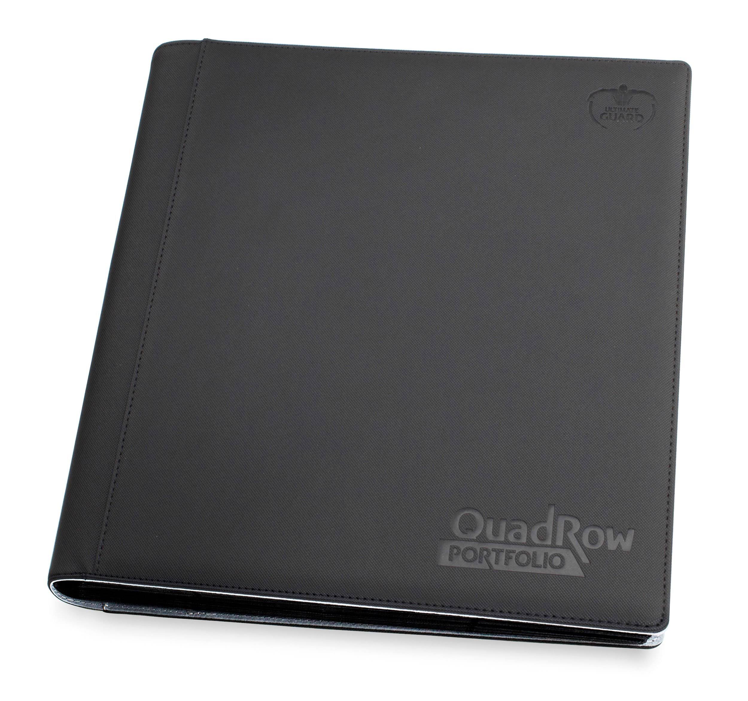 Ultimate Guard QuadRow XenoSkin Portfolio - Black, 12 Pocket