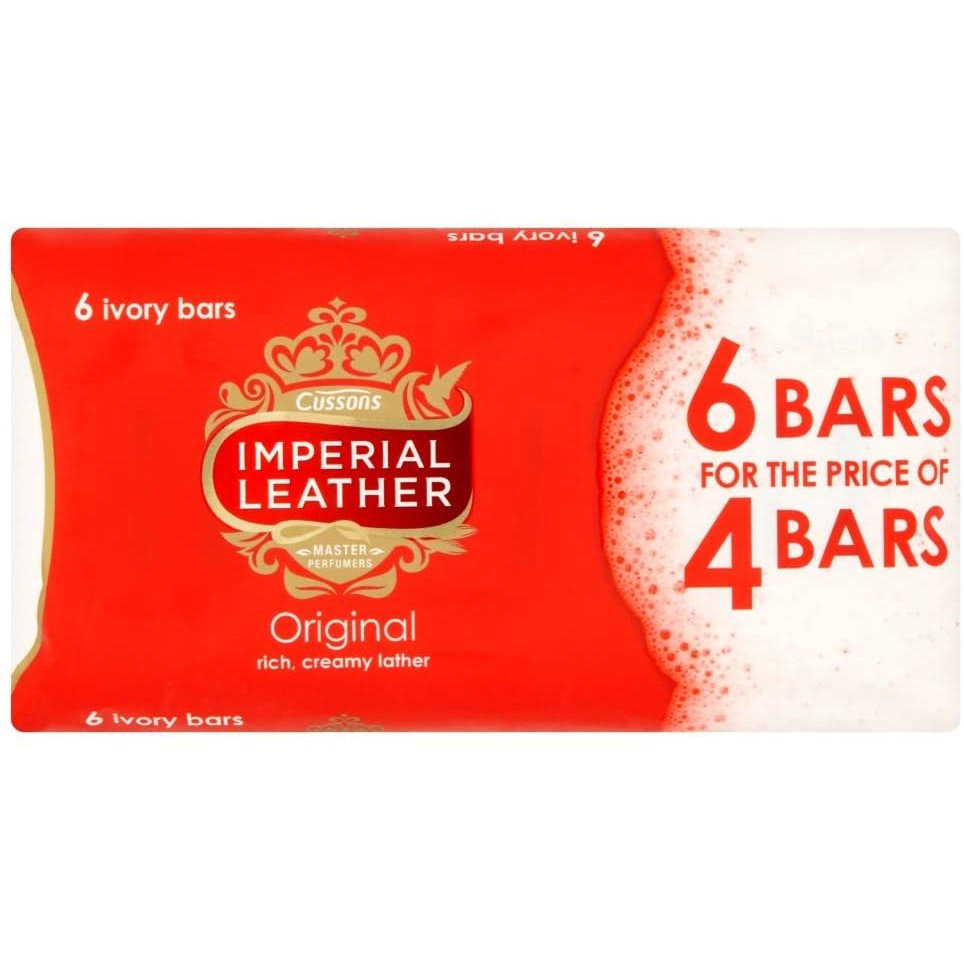 Imperial Leather Original Bar Soap - 6 x 100g