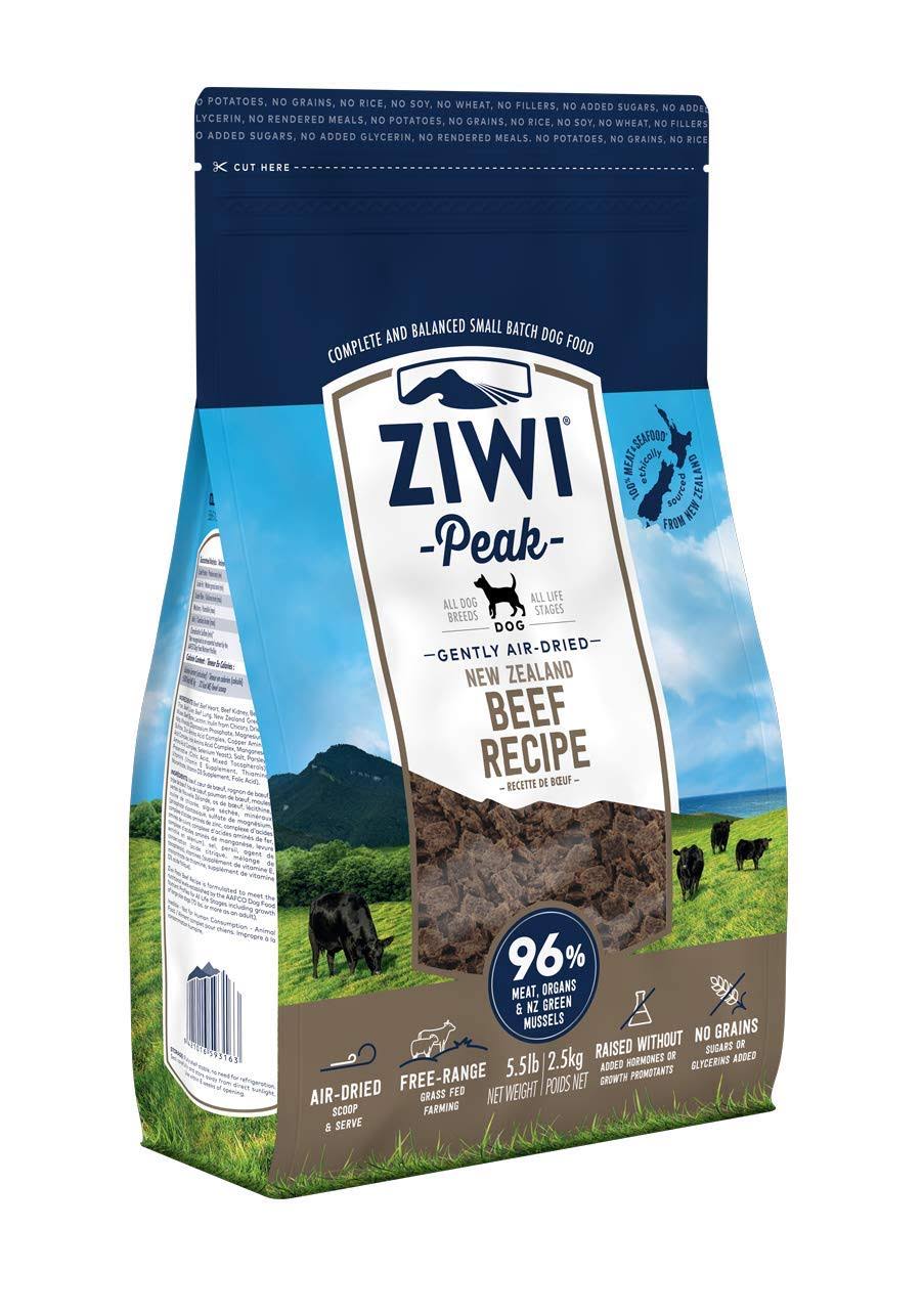 Ziwipeak Real Meat Grain Free Air-Dried Dog - Beef, 5.5lb