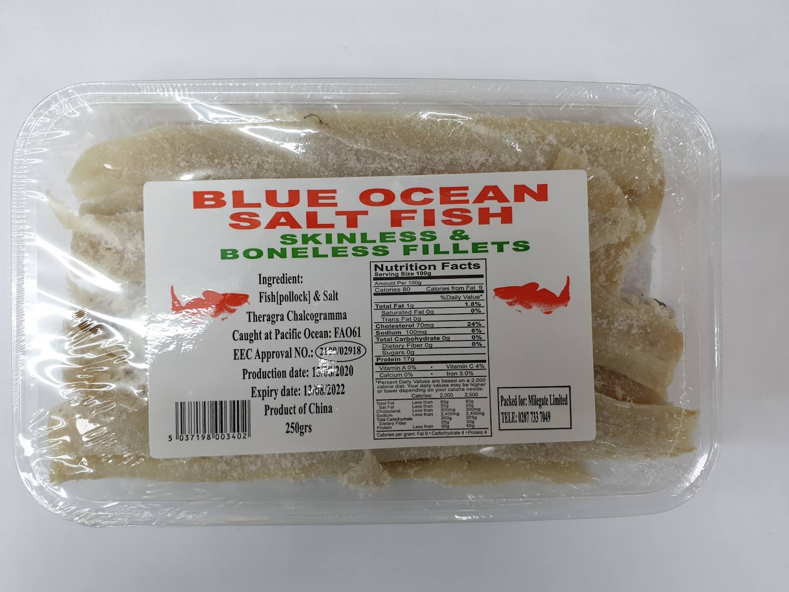Blue Ocean Salt Fish 250g