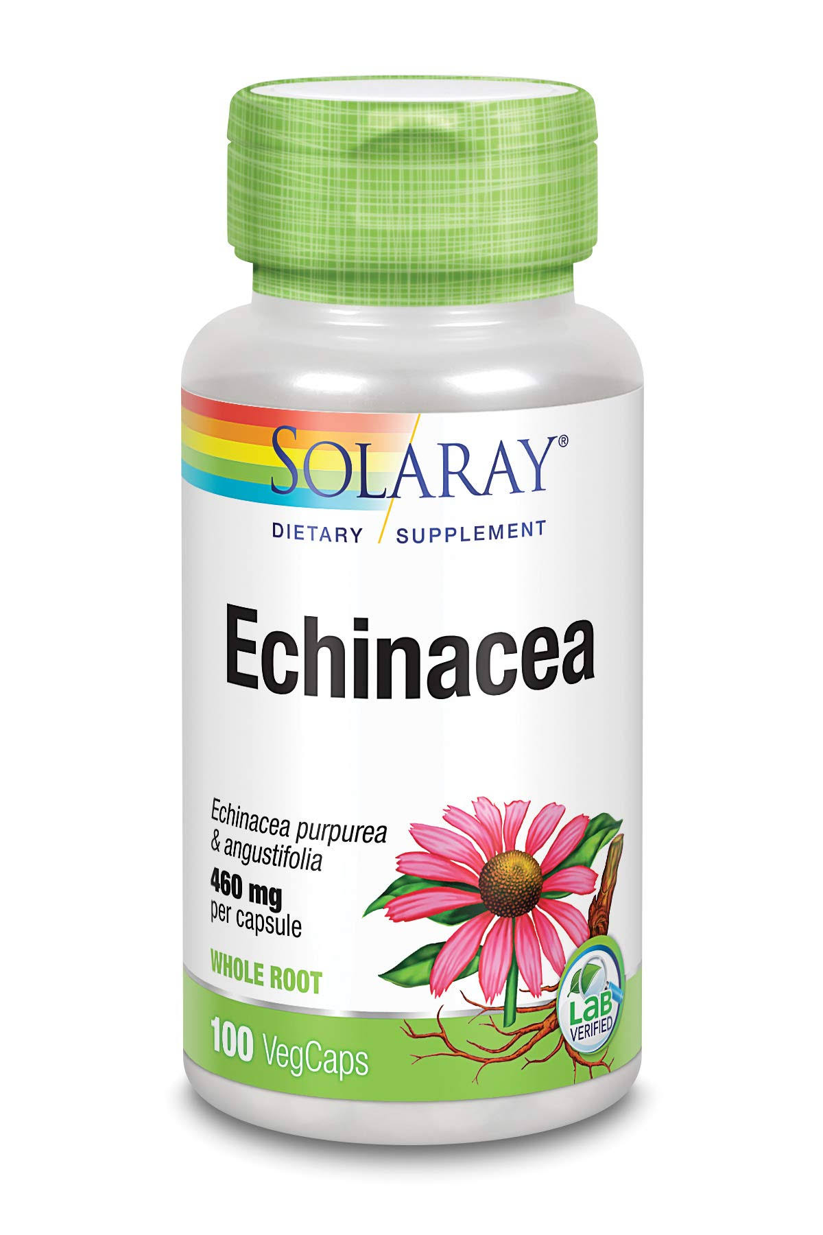 Solaray Echinacea Dietary Supplement - 100 Count