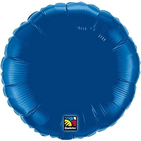 Qualatex Round Foil Balloon - Dark Blue, 18"