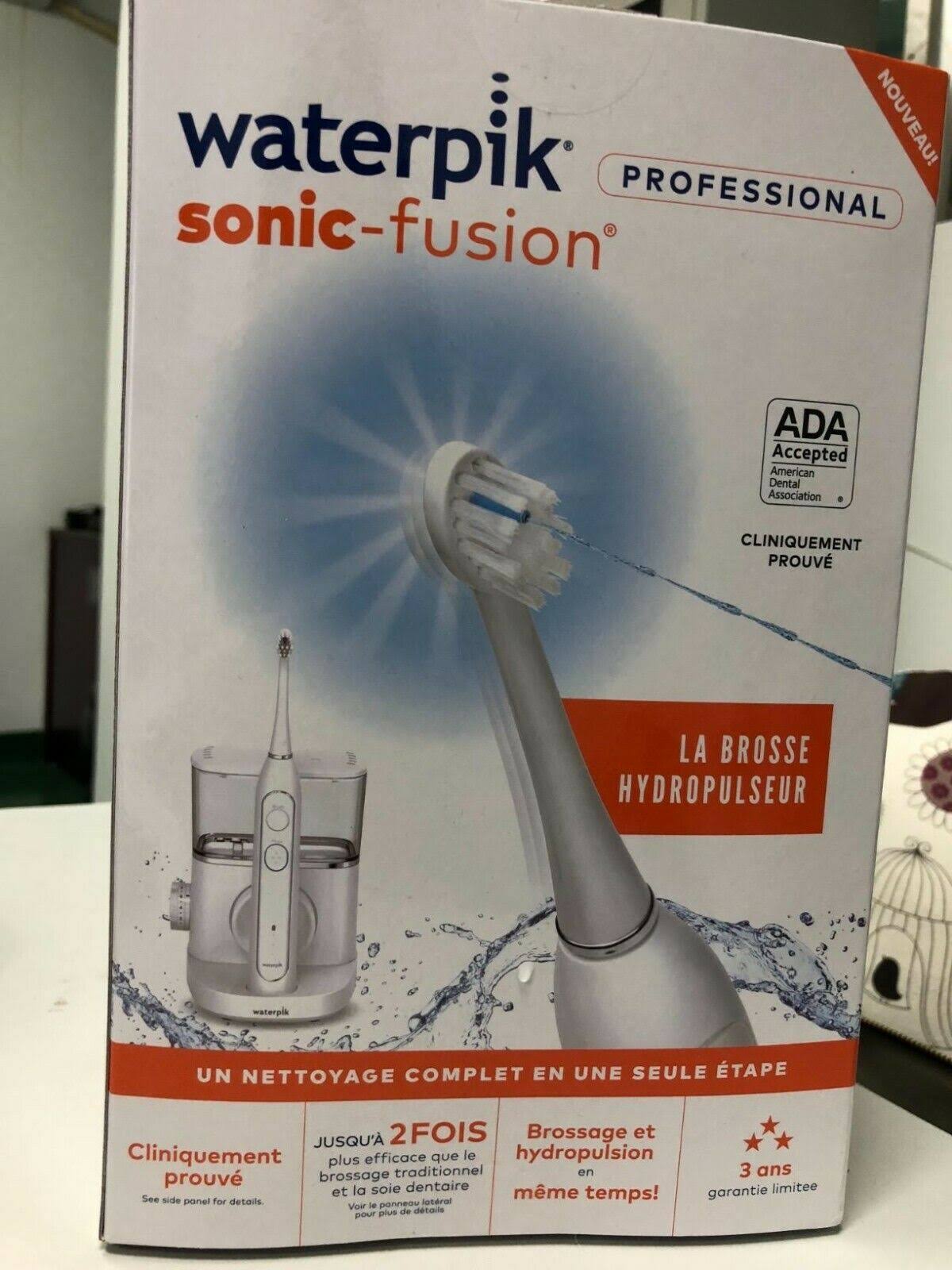 Waterpik Sonic Fusion Professional Flossing Electric Toothbrush BRAND New