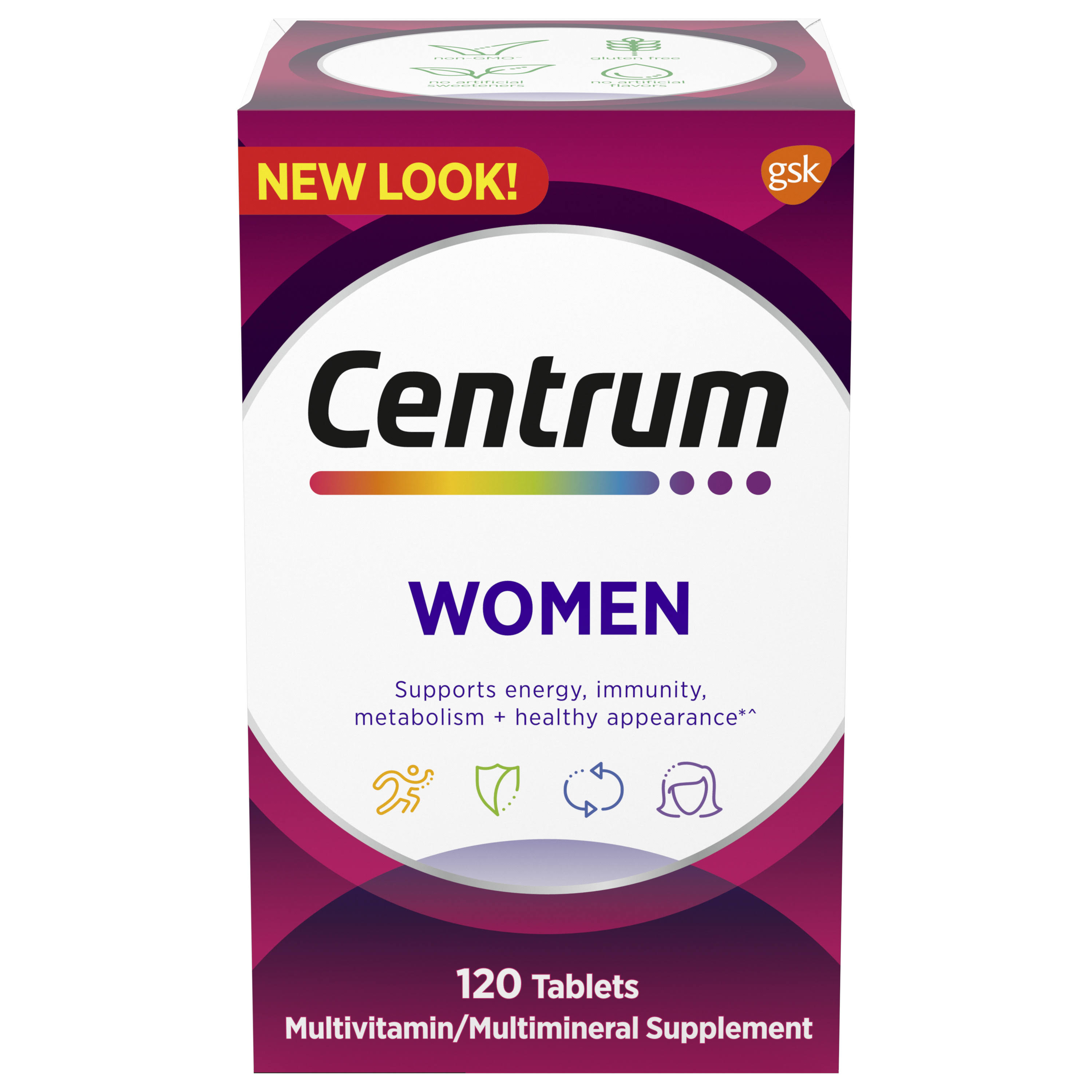 Centrum women multivitamin/multimineral tablets, 120 ea