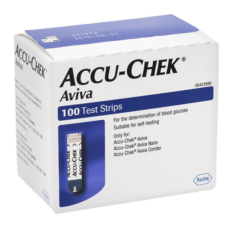 Accu-Chek Aviva Test Strips - 100ct
