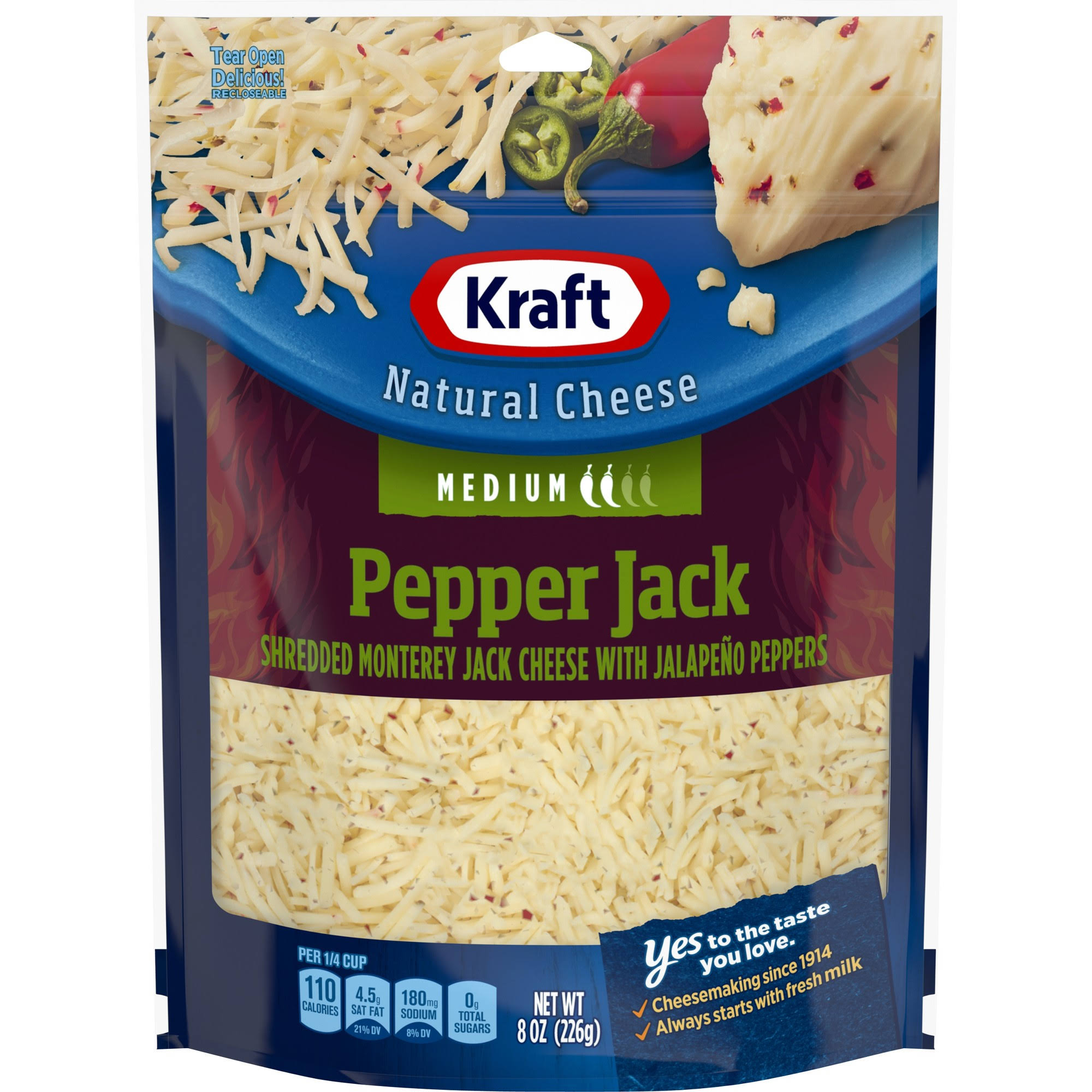Kraft Pepper Jack Natural Cheese - 8oz