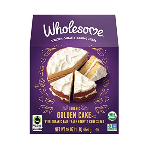Wholesome Golden Cake Scratch Quality Baking Mix, Fair Trade, Non-GMO,