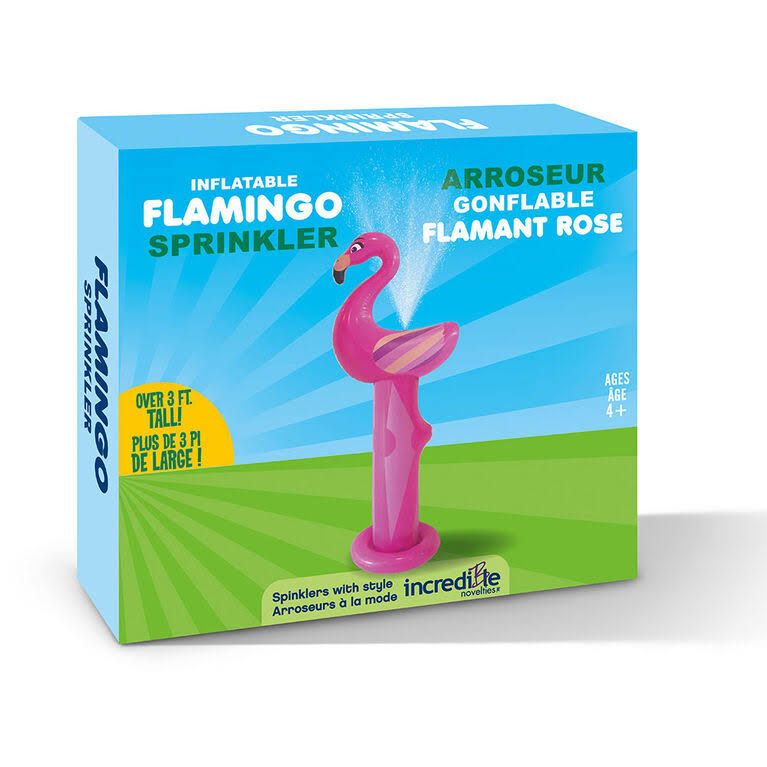 Incredible Novelties Inflatable Sprinkler - Flamingo