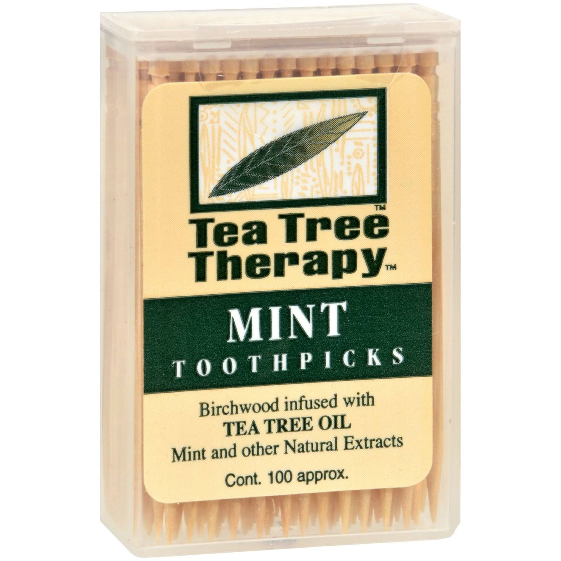 Tea Tree Therapy Toothpicks - 100 Piece
