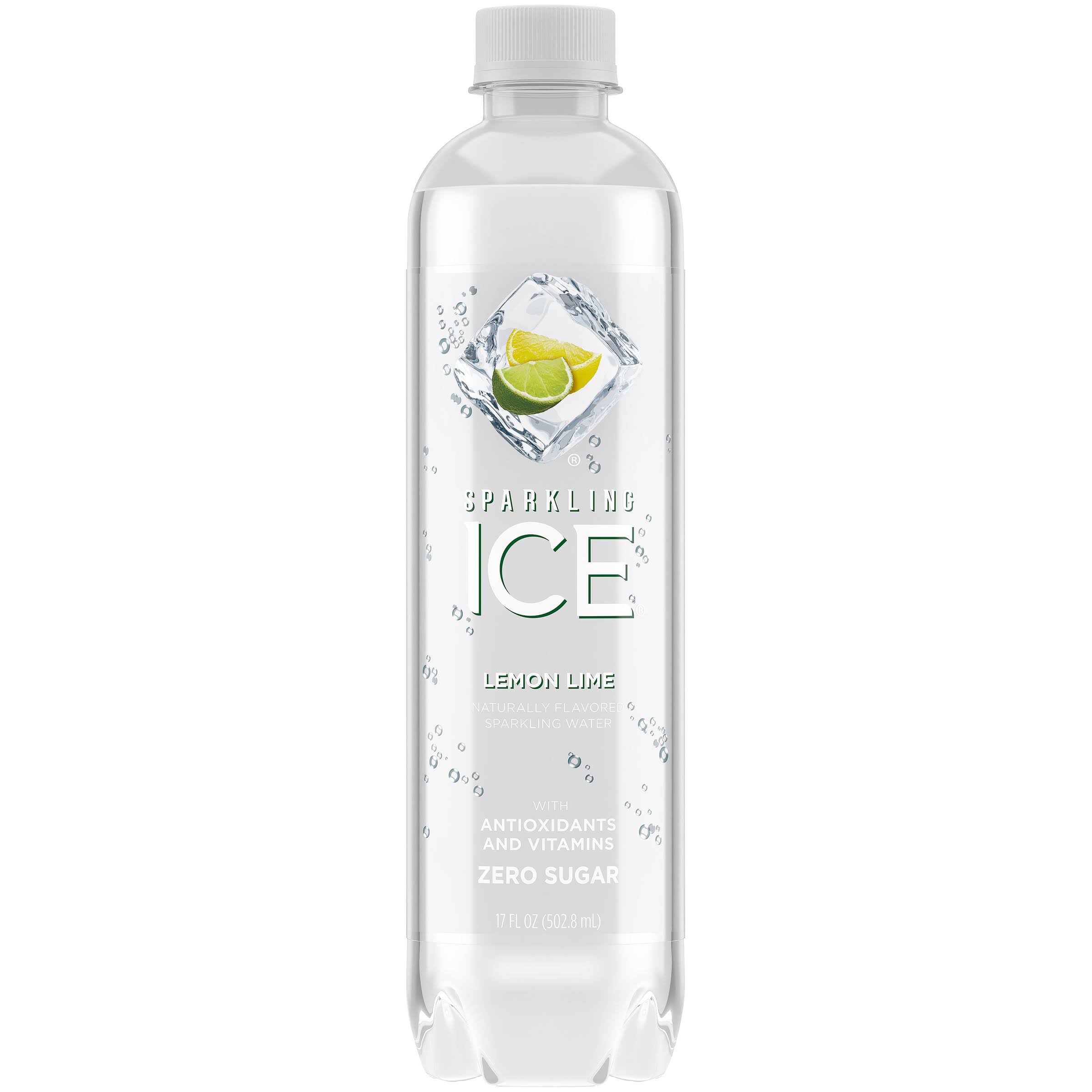 Sparkling Ice Zero Calories Spring Water - Lemon Lime, 17oz