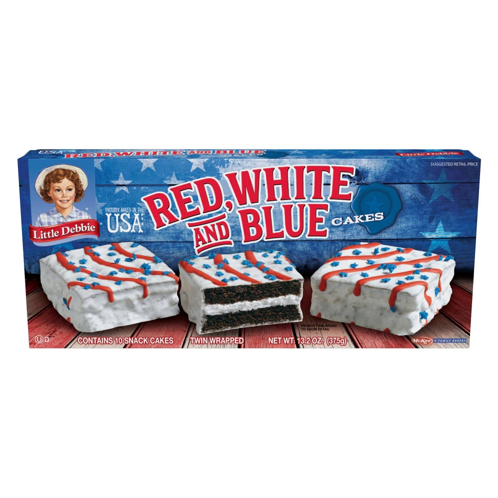 Little Debbie Red White and Blue Cakes - 13. 2oz, 10ct