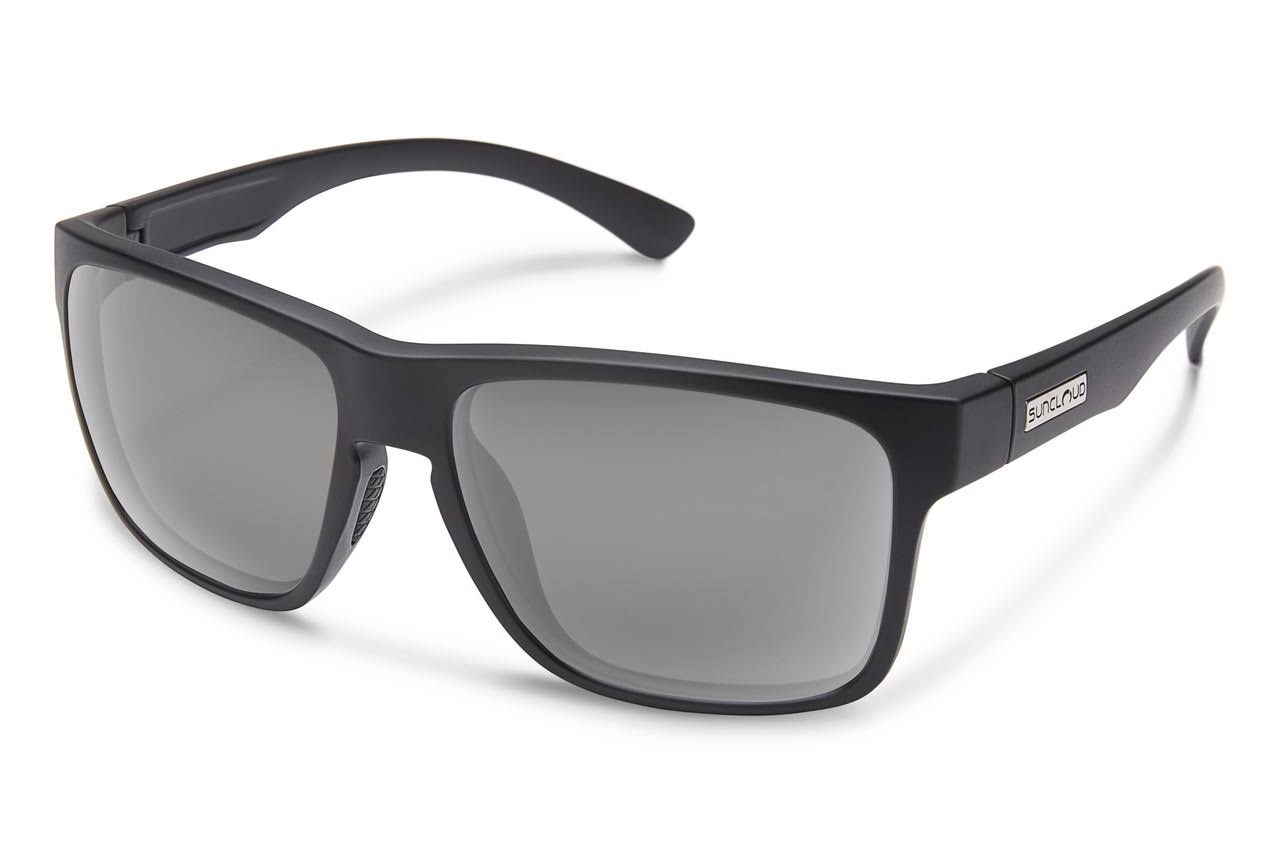 Rambler Sunglasses-Black Gray Fade-Silver Mirror