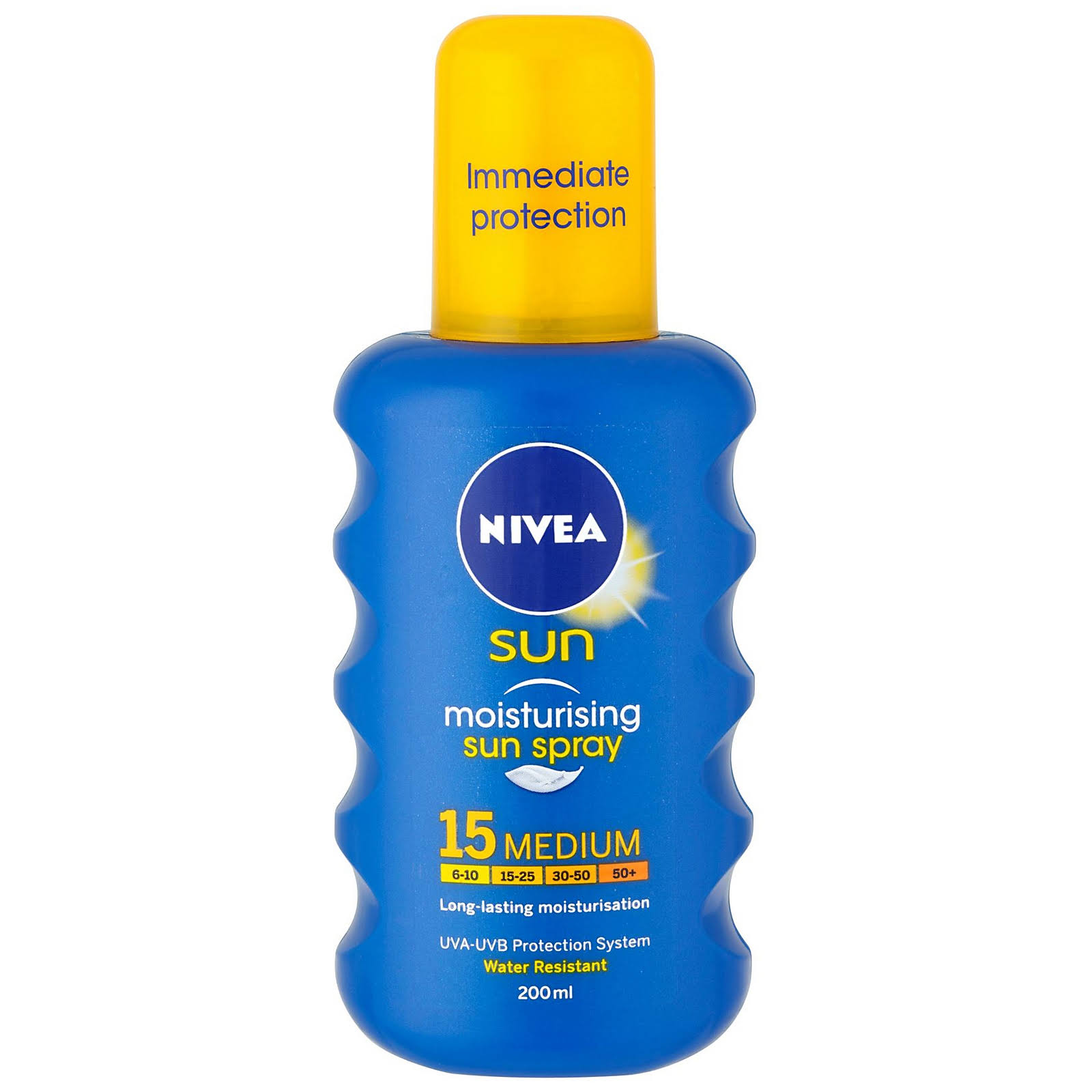 Nivea Protect and Moisture Sun Spray - Spf15, 200ml