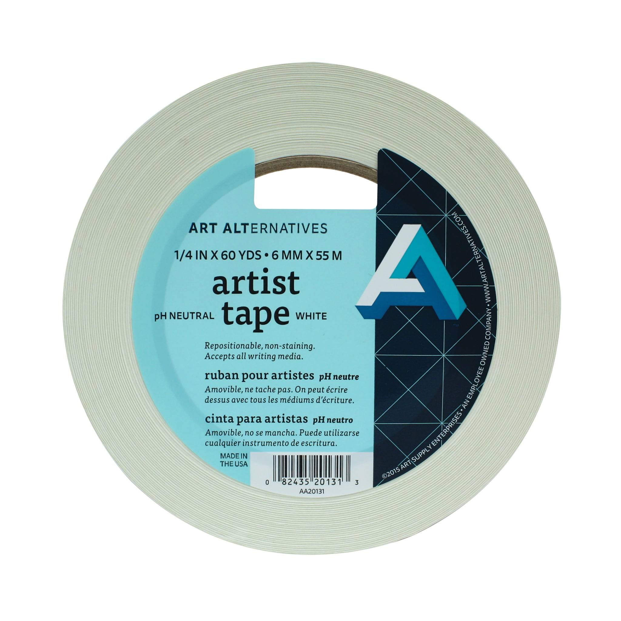 Art Alternatives - Artist Tape - White - 1/4"