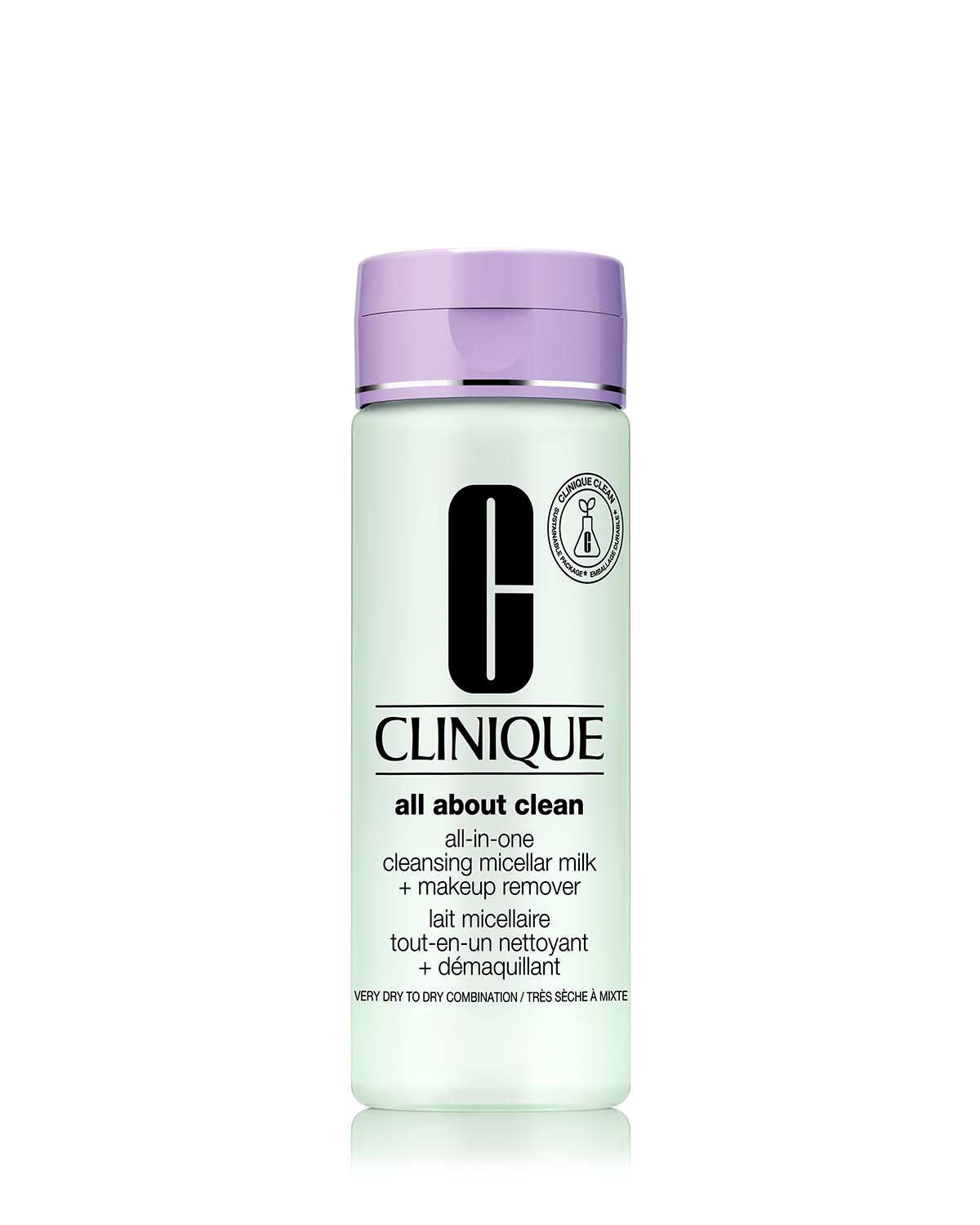 Clinique All About Clean All in - One Cleansing Micellar Milk & Makeup Remover 200ml